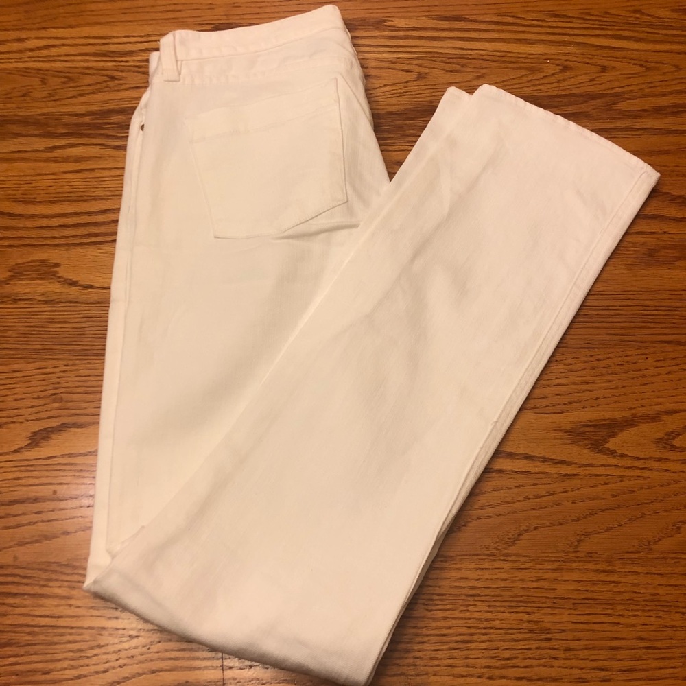 J Crew white matchstick jeans size 26R